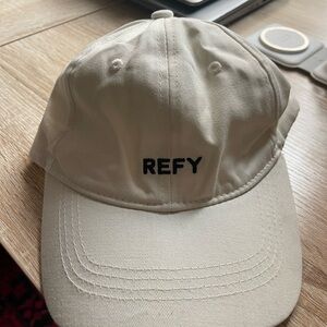 Refy White Baseball Hat